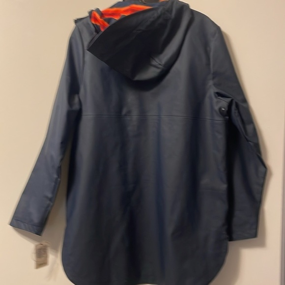 NWT Pendleton Navy Newport Hooded Waterproof Raincoat - Picture 8 of 10